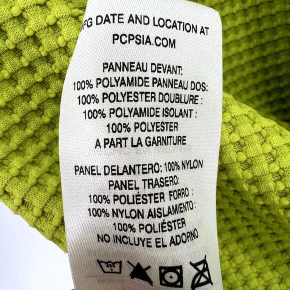 Patagonia Nano Air Light Hybrid Jacket Mens XL Zip Up Neon Green Insulated 84345 - Picture 11 of 15